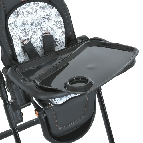 Стульчик для кормления El Camino ME 1037-B Crystal Black Gold — 4187 Стульчик для кормления El Camino ME 1037-B Crystal Black Gold — 4187