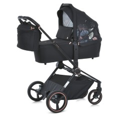 Коляска 2в1 El Camino ME 1091-B Persona Black Art