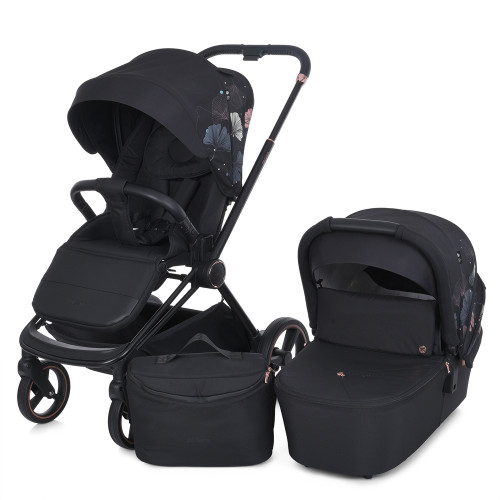 Коляска 2в1 El Camino ME 1091-B Persona Black Art — 4244 Коляска 2в1 El Camino ME 1091-B Persona Black Art — 4244
