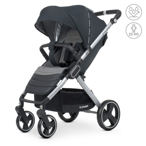 Коляска прогулянкова EL Camino ME 1053N Dynamic Pro Onyx