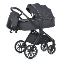 Коляска 2в1 El Camino ME 1124 Prestige Asphalt Gray