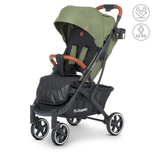 Коляска прогулочная El Camino ME 1090-1 Loona Olive Green