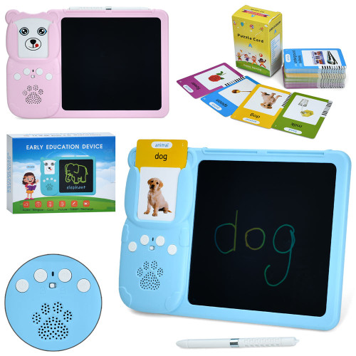 Дитячий LCD планшет для малювання, 7,5 дюймів, USB зарядне, 112 карток, 2 види (KS666-28)