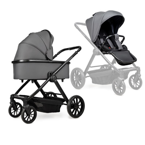 Коляска 3в1 с автокреслом Ninos Estrella Grey Black (NE3V12024GRB) — 21819