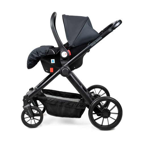 Коляска 3в1 с автокреслом Ninos Estrella Grey Black (NE3V12024GRB) — 21819