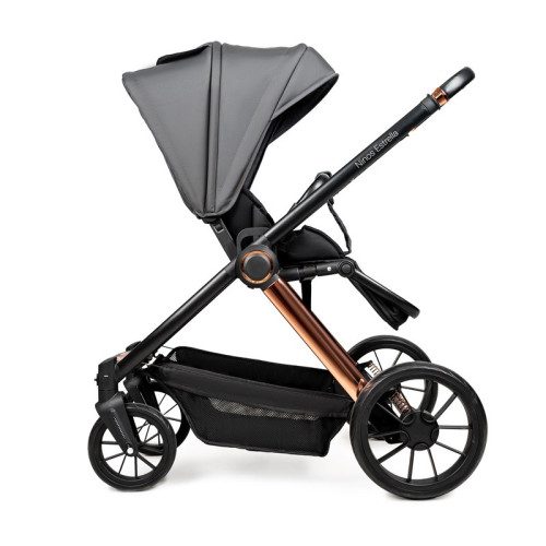 Коляска 3в1 с авто креслом Ninos Estrella Grey Gold — 21388
