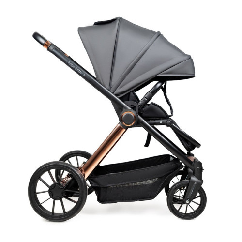 Коляска 3в1 с авто креслом Ninos Estrella Grey Gold — 21388