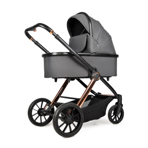 Коляска 3в1 с авто креслом Ninos Estrella Grey Gold — 21388