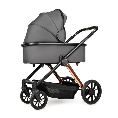 Коляска 3в1 с авто креслом Ninos Estrella Grey Gold — 21388