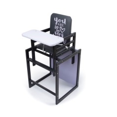 Стілець для годування Ommi Graphite Лаванда