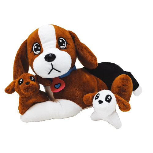 Мягкая игрушка Big Dog – Мама бигль с сюрпризом (44/CN-23-2) — 13258