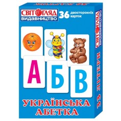Учебные карточки Украинский алфавит, 36 шт (13106045У)