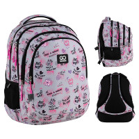 Рюкзак GoPack Teens GO25-162L-3, серый, L (69778)