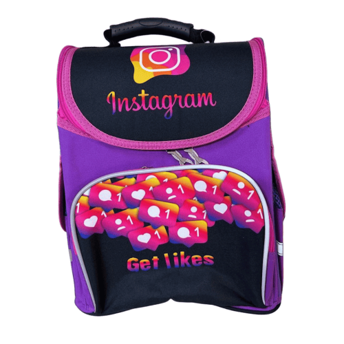 Рюкзак шкільний ортопедичний Інстаграм, 34-26-15 см, Space, C. (988971)