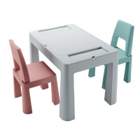 Комплект меблів Teggi Multifun + 2 стільця turquoise old rose grey