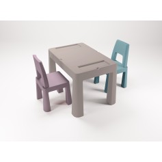 Комплект меблів Teggi Multifun + 2 стільця stone/heather/turquoise