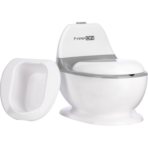 Детский горшок FreeON со звуком смыва, белый