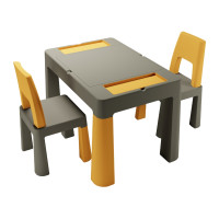 Комплект меблів Teggi Multifun + 2 стільця graphite mustard