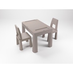 Комплект меблів Teggi Multifun + 2 стільця stone