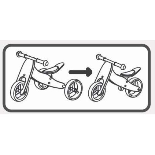 Беговел Free2Move 2в1, розовый — 17157