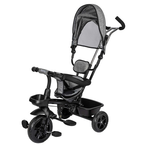 Детский трехколесный велосипед Free2Move Sport Black Grey — 17063 Детский трехколесный велосипед Free2Move Sport Black Grey — 17063