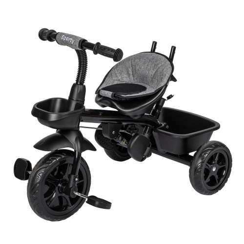 Детский трехколесный велосипед Free2Move Sport Black Grey — 17063 Детский трехколесный велосипед Free2Move Sport Black Grey — 17063
