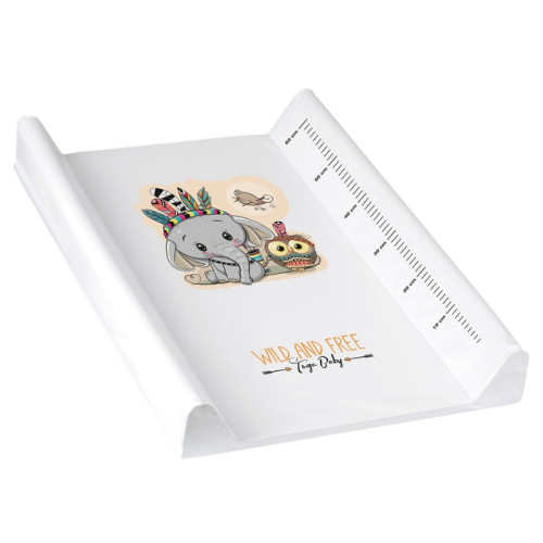 Коврик для пеленания Wild&Free Little Elephants 50х70 см white