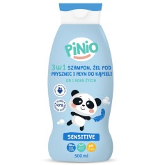 Дитячий шампунь Pinio 3в1 sensitive 500 мл