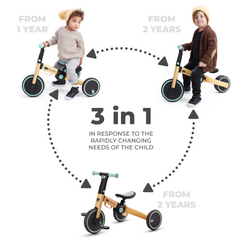 Триколісний велосипед 3в1 Kinderkraft 4TRIKE Sunflower Blue (KR4TRI22BLU0000) — 15988 Триколісний велосипед 3в1 Kinderkraft 4TRIKE Sunflower Blue (KR4TRI22BLU0000) — 15988