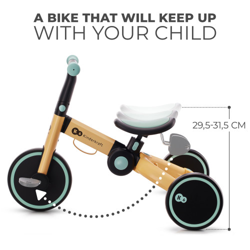 Триколісний велосипед 3в1 Kinderkraft 4TRIKE Sunflower Blue (KR4TRI22BLU0000) — 15988 Триколісний велосипед 3в1 Kinderkraft 4TRIKE Sunflower Blue (KR4TRI22BLU0000) — 15988