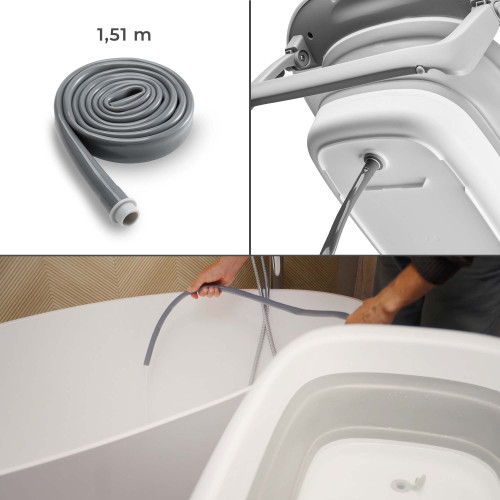 Столик пеленальний з ванночкою Kinderkraft Bubbly Grey (301253) — 21688