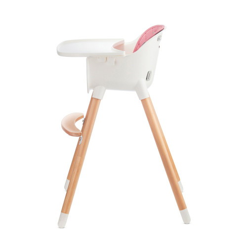 Стільчик для годування Kinderkraft Sienna Pink (348736) — 15769
