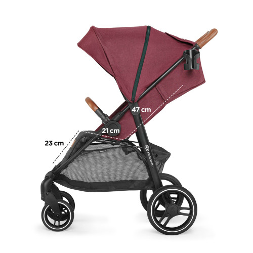 Прогулянкова коляска Kinderkraft Grande LX Burgundy (348545) — 15764 Прогулянкова коляска Kinderkraft Grande LX Burgundy (348545) — 15764