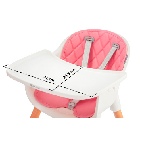 Стільчик для годування Kinderkraft Sienna Pink (348736) — 15769