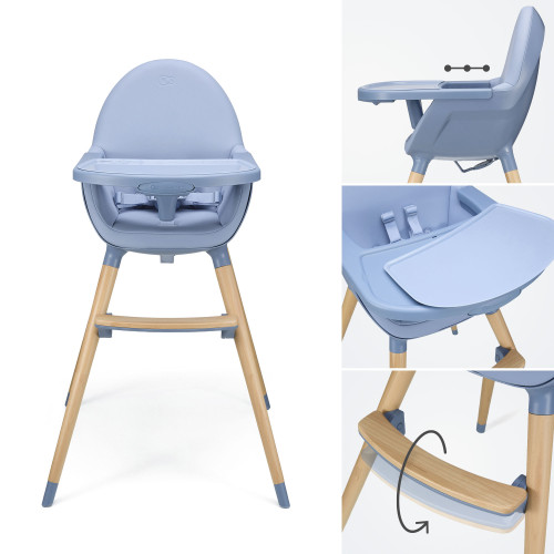Стульчик для кормления 2в1 Kinderkraft Fini 2 Nordic Breeze (KHFINI02NOR0000) — 23361