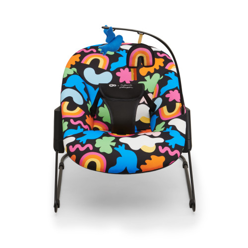 Шезлонг-гойдалка Kinderkraft Calmee Happy Shapes (301184) — 16082