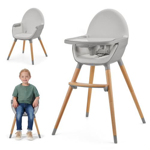 Стульчик для кормления 2 в 1 Kinderkraft Fini 2 Grey (KHFINI02GRY0000) — 16071 Стульчик для кормления 2 в 1 Kinderkraft Fini 2 Grey (KHFINI02GRY0000) — 16071