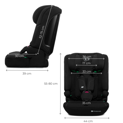 Автокресло Kinderkraft i-Comfy i-Size Black (KCICOM00BLK0000) — 23860 Автокресло Kinderkraft i-Comfy i-Size Black (KCICOM00BLK0000) — 23860