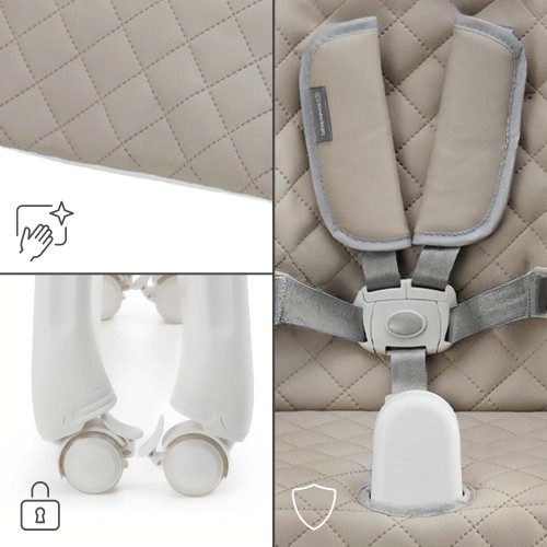 Стільчик для годування 3в1 Kinderkraft Tulo Beige (301255) — 21690 Стільчик для годування 3в1 Kinderkraft Tulo Beige (301255) — 21690