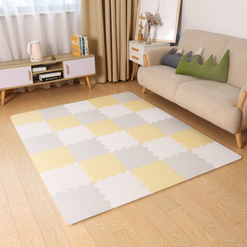 Килимок-пазл Kinderkraft Luno Yellow, 30 элементов (202463) — 15799