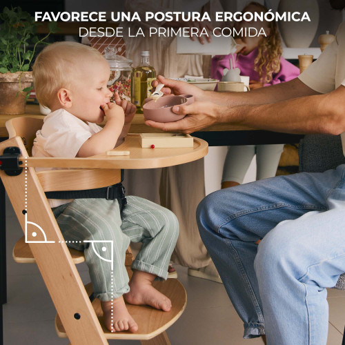Стільчик для годування 3в1 Kinderkraft Enock Beige (KKKENOCBEGF0000) — 23358