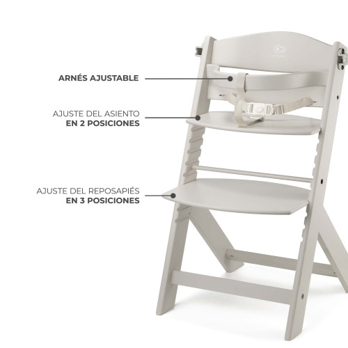 Стільчик для годування 3в1 Kinderkraft Enock Beige (KKKENOCBEGF0000) — 23358