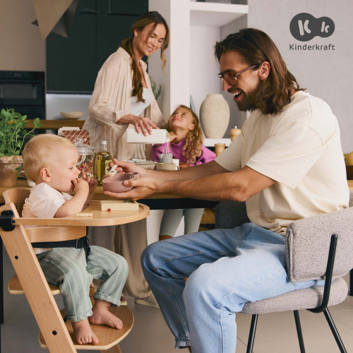 Стільчик для годування 3в1 Kinderkraft Enock Beige (KKKENOCBEGF0000) — 23358