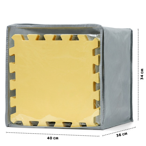 Килимок-пазл Kinderkraft Luno Yellow, 30 элементов (202463) — 15799