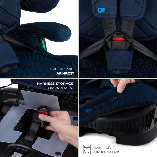 Дитяче автокрісло Kinderkraft Fix2Go i-Size Navy (301243) — 21678 Дитяче автокрісло Kinderkraft Fix2Go i-Size Navy (301243) — 21678