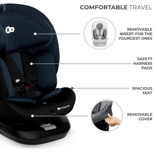 Автокрісло Kinderkraft i-Grow i-Size Black (KCIGRO00BLK0000) — 16030