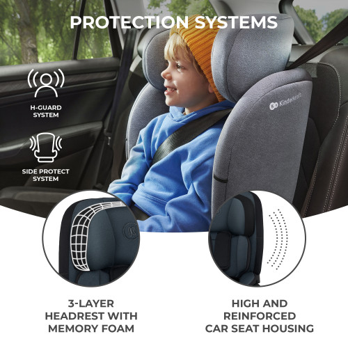 Автокресло Kinderkraft Oneto3 i-Size Graphite Black (KCONE300BLK0000) — 16022
