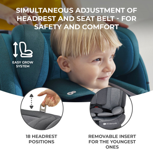 Автокресло Kinderkraft Oneto3 i-Size Graphite Black (KCONE300BLK0000) — 16022