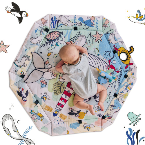 Розвиваючий килимок Kinderkraft Smartplay Sea (301075) — 15975