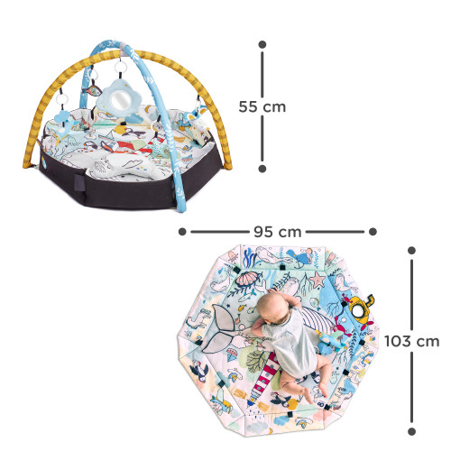 Розвиваючий килимок Kinderkraft Smartplay Sea (301075) — 15975